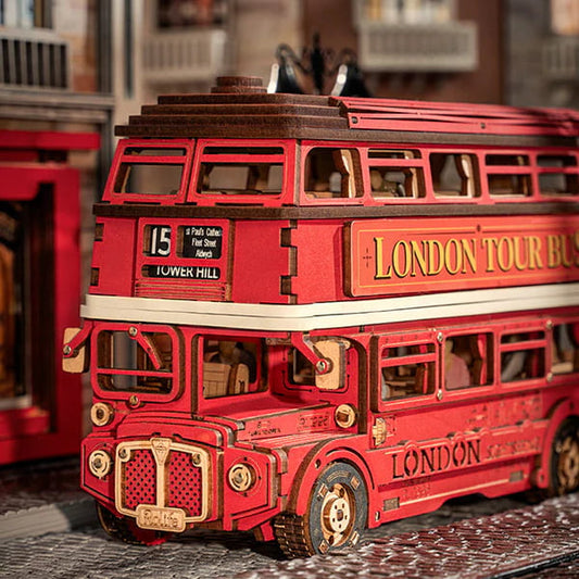 London Tour Bus 3D Wooden Puzzle Rolife