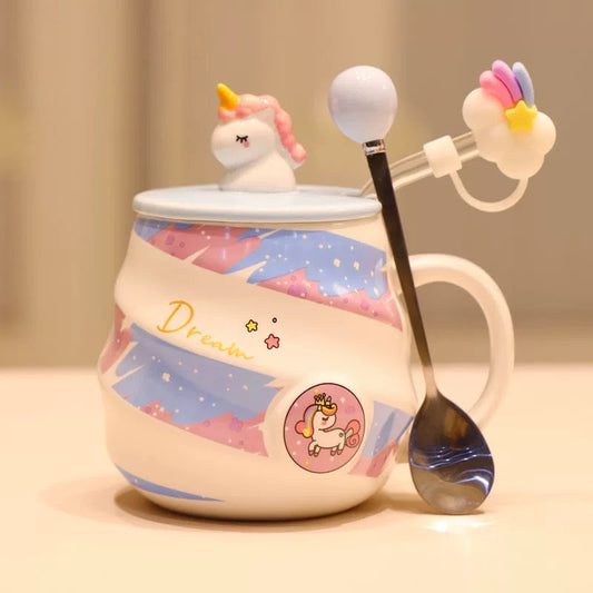Spiral Unicorn Ceramic Mug V Boutique Studio