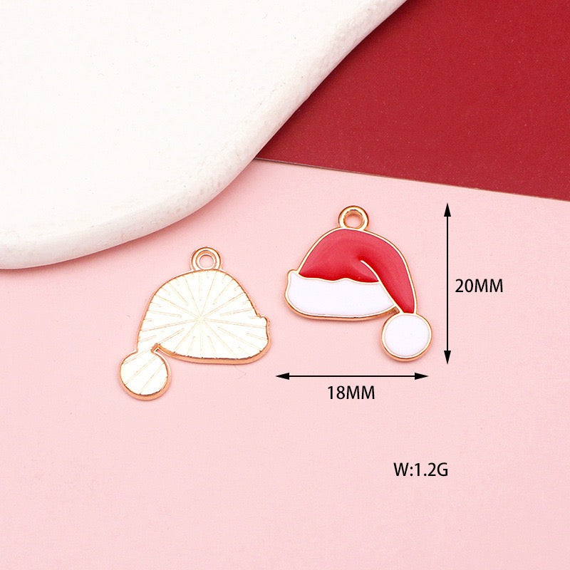 Festival Christmas Charms for Jewelry Making