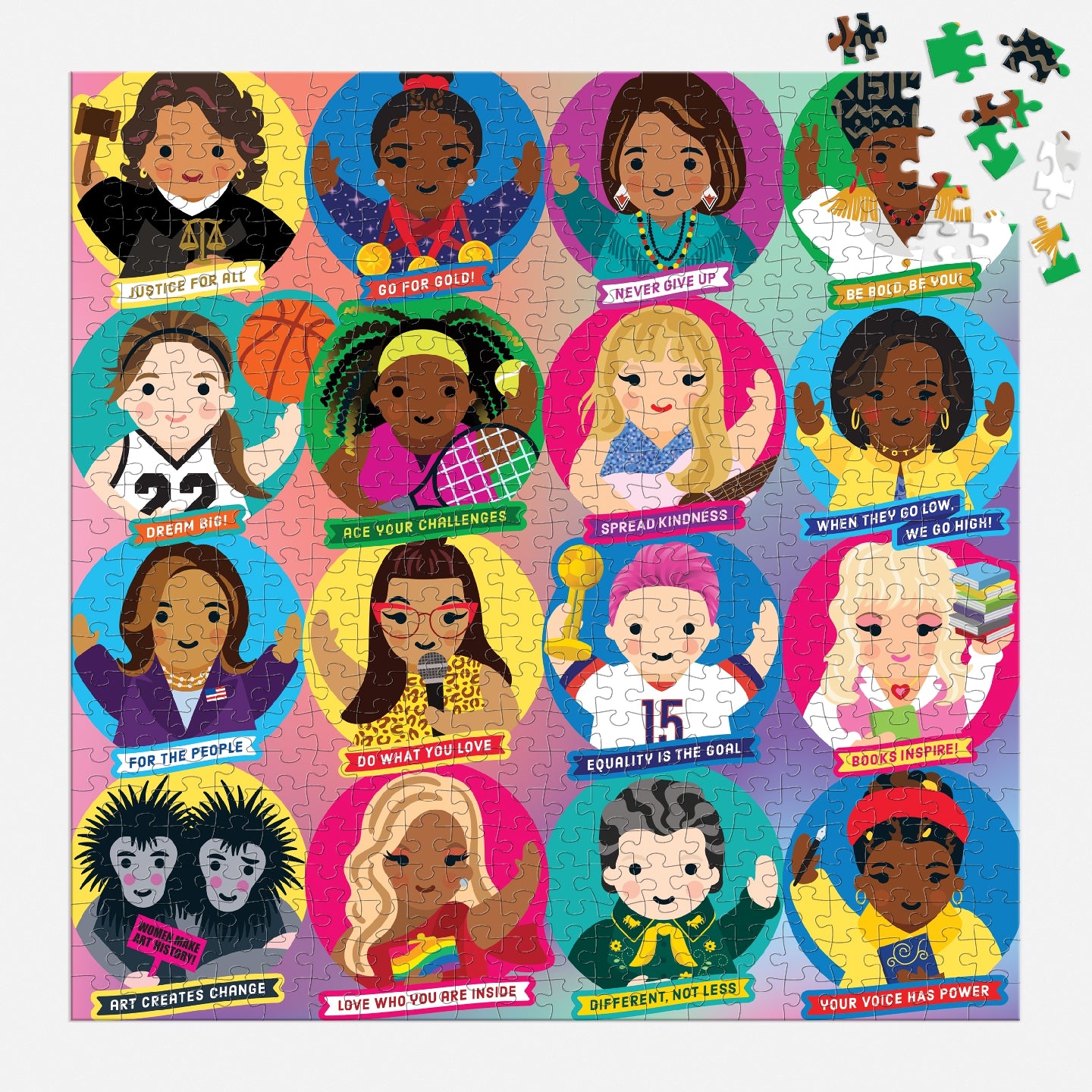 Little Feminist: Modern Icons 500 Piece Family Puzzle