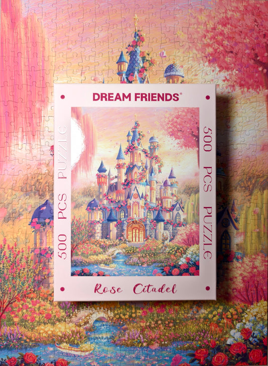 Rose Castle 500 Piece Jigsaw Puzzle