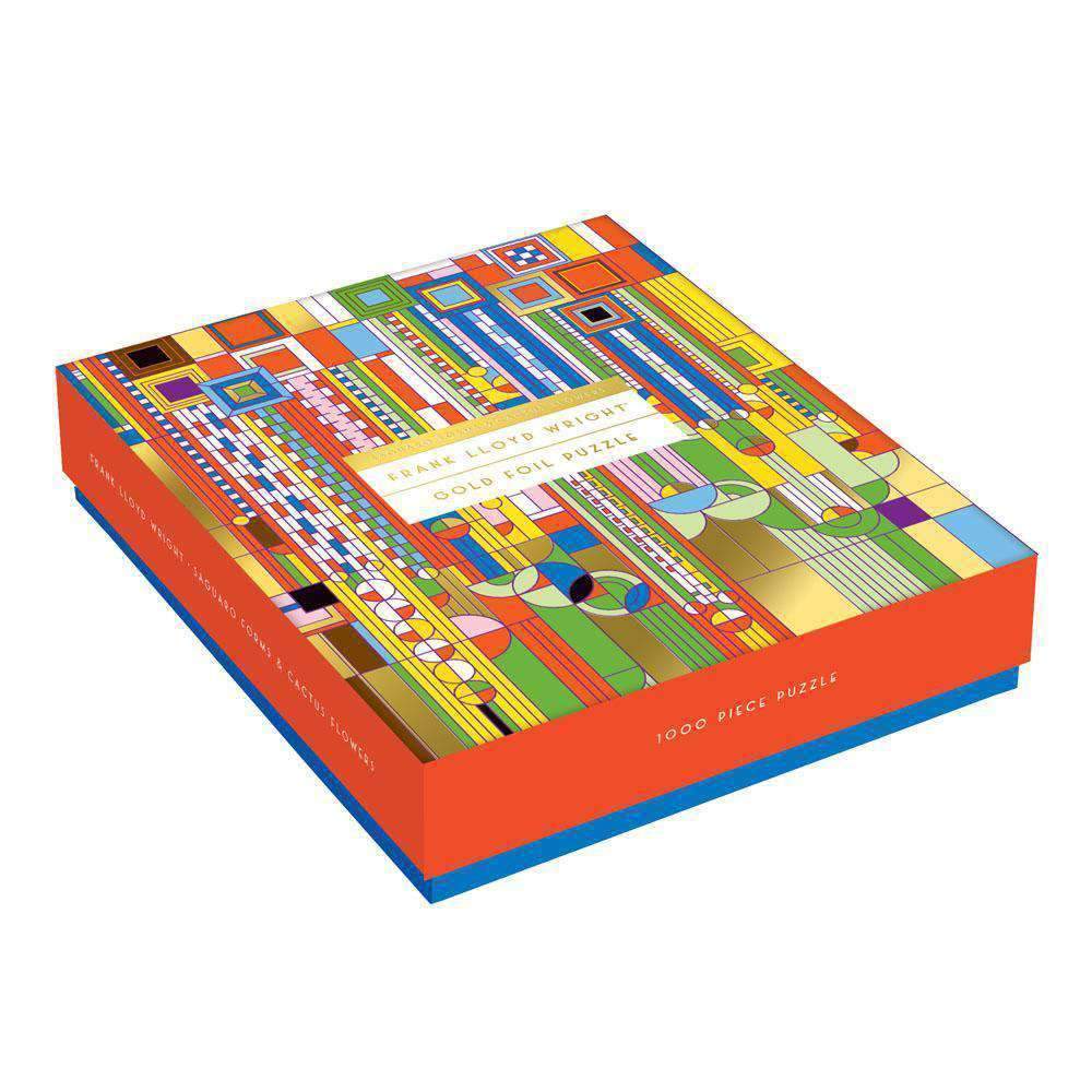 Frank Lloyd Wright Saguaro Cactus And Forms Foil Stamped 1000 Piece Jigsaw Puzzle