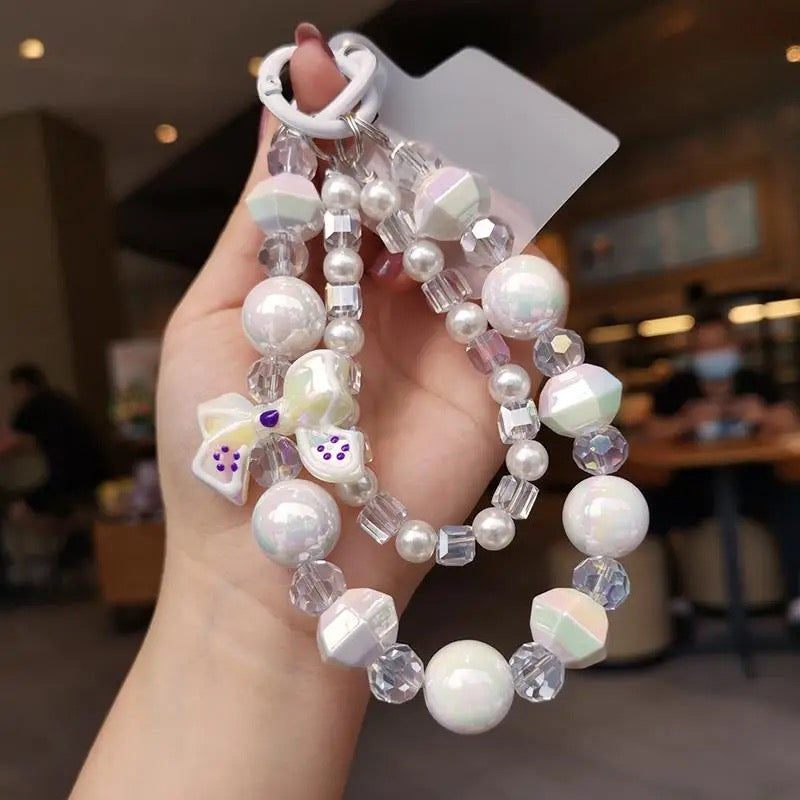 Colorful Fantasy Pearl Phone Lanyard