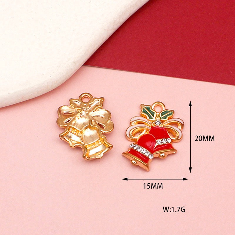 Festival Christmas Charms for Jewelry Making