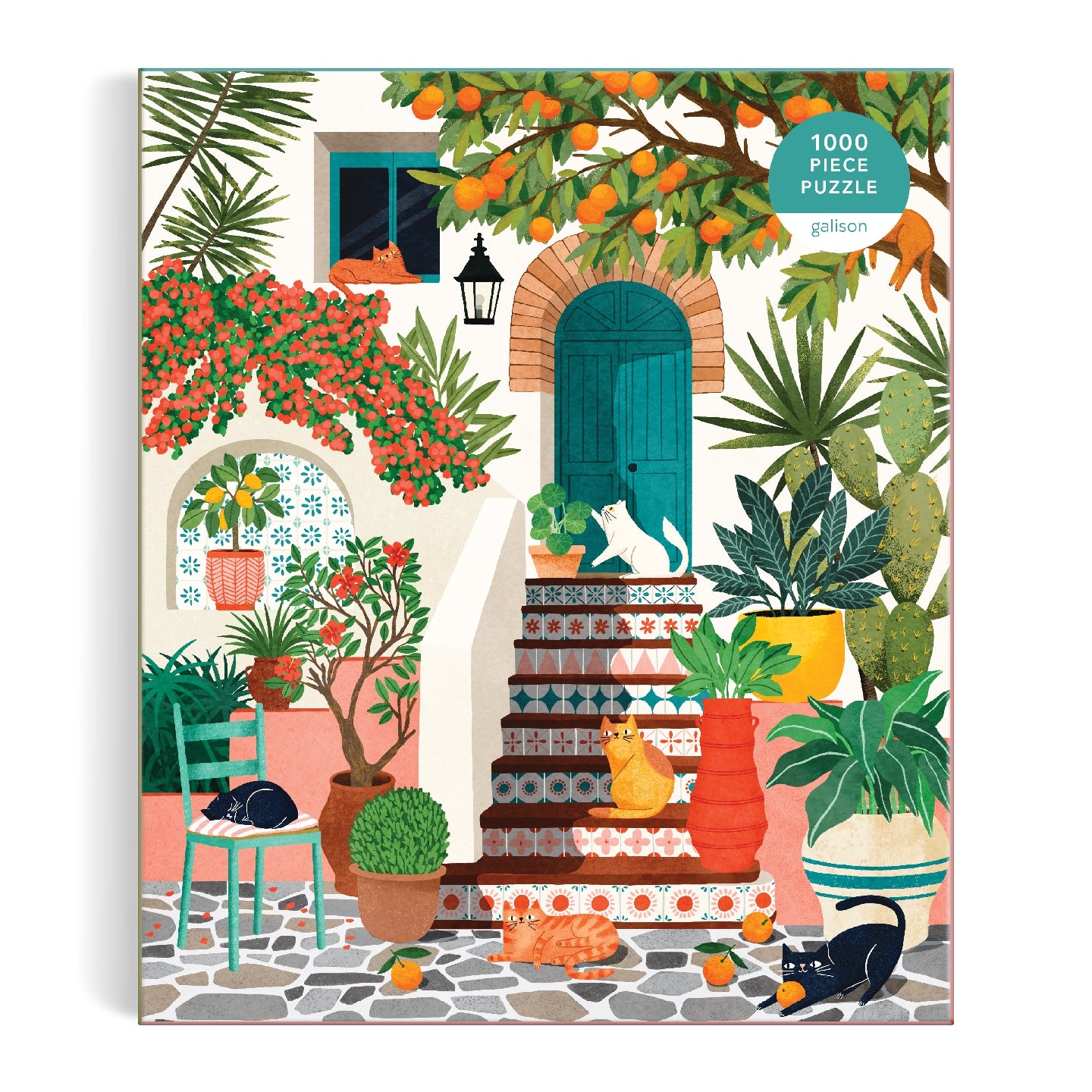 Mediterranean Cats 1000 Piece Puzzle