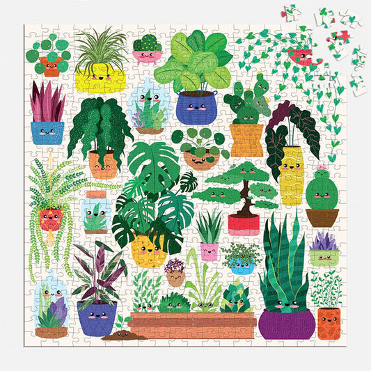 Happy Plants 500 piece Puzzle Mudpuppy