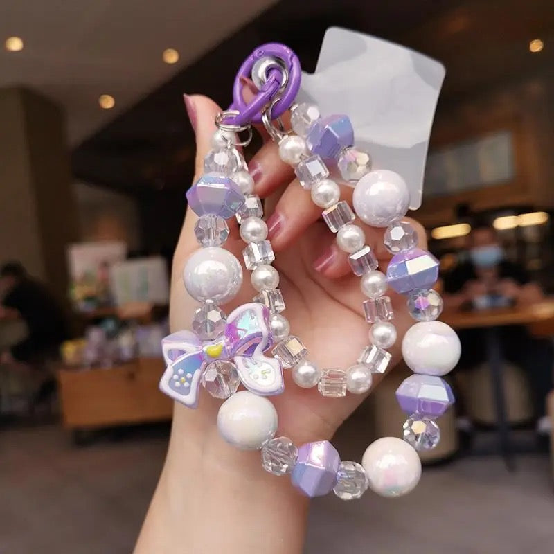 Colorful Fantasy Pearl Phone Lanyard