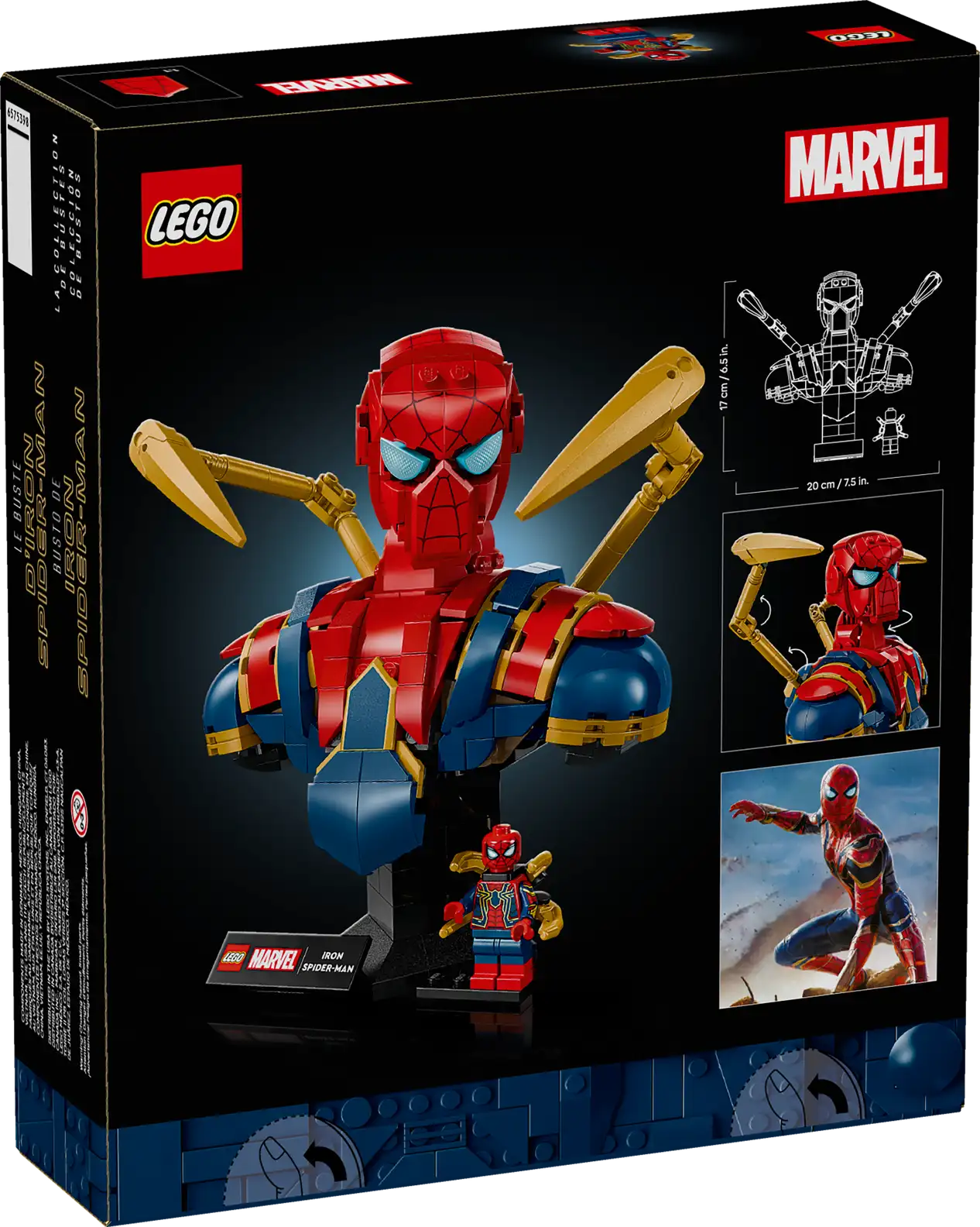 LEGO Marvel Iron Spider-Man Bust 76326