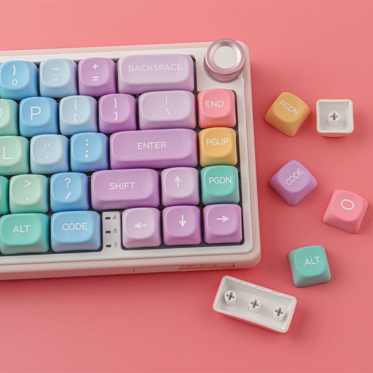 Gummy Candy Keycaps – MOA Profile PBT for Mechanical Keyboards