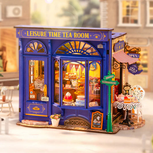 Leisure Time Tea Room DIY Miniature House Rolife