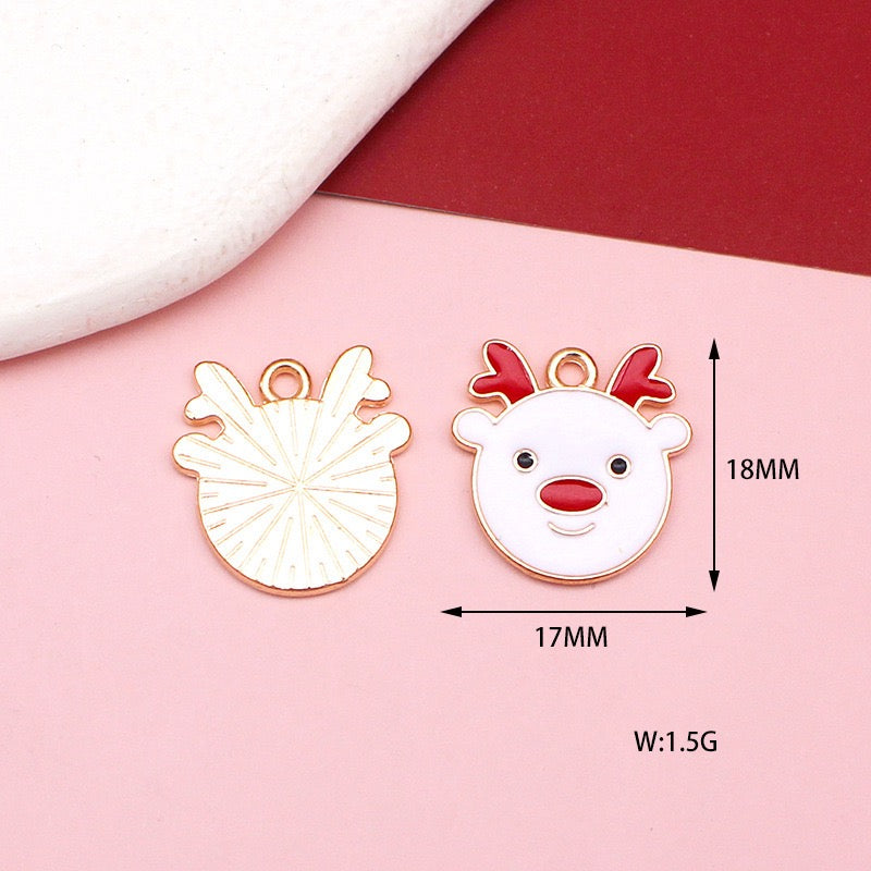 Festival Christmas Charms for Jewelry Making