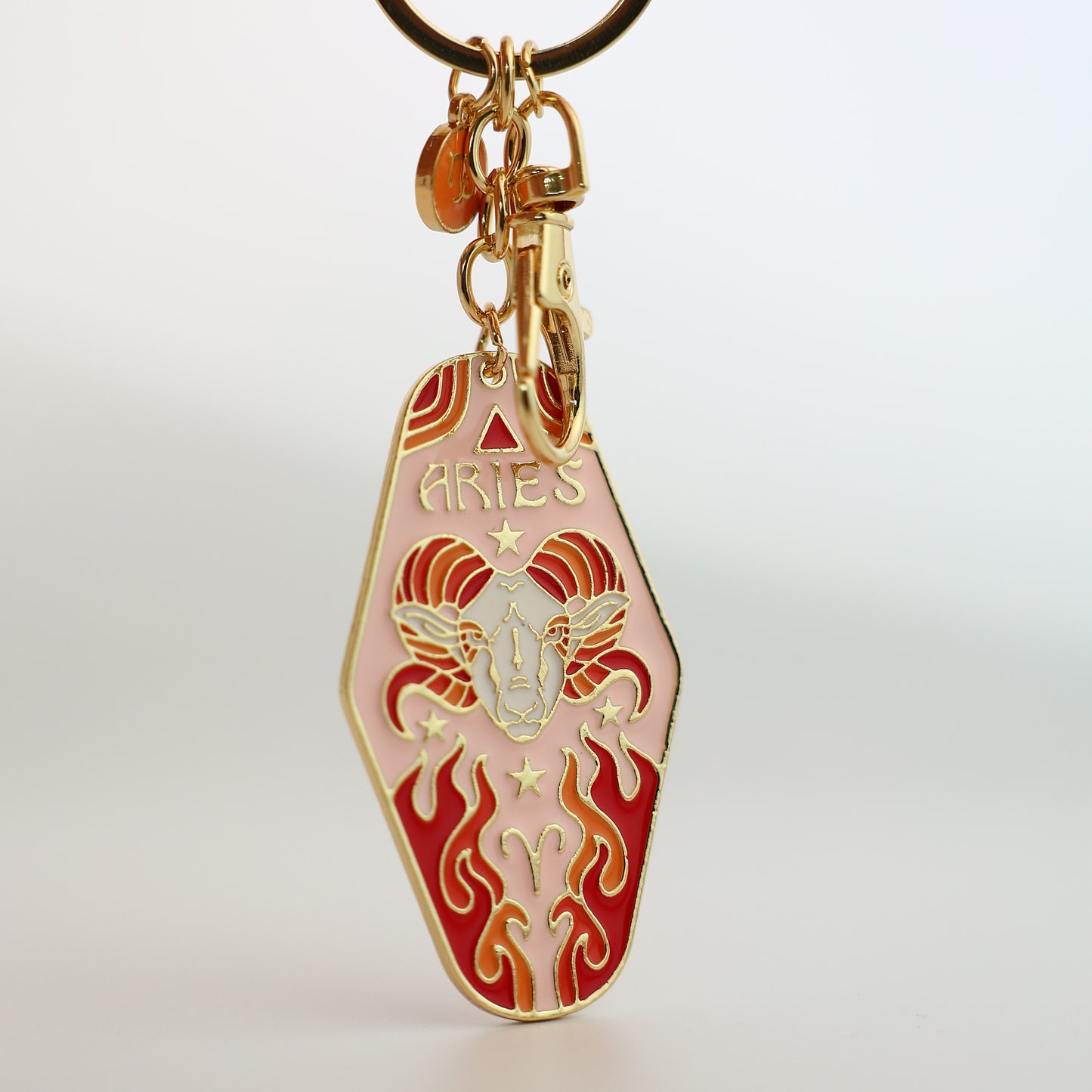 Zodiac Motel Keychain – Vintage Astrology Sign Gift
