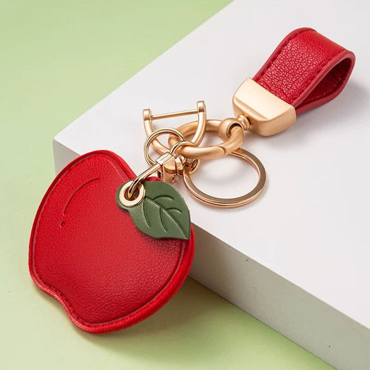 Creative PU Leather Access Card Keychain V Boutique Studio-New