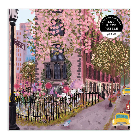 Blooming Streets 500 Piece Jigsaw Puzzle Galison