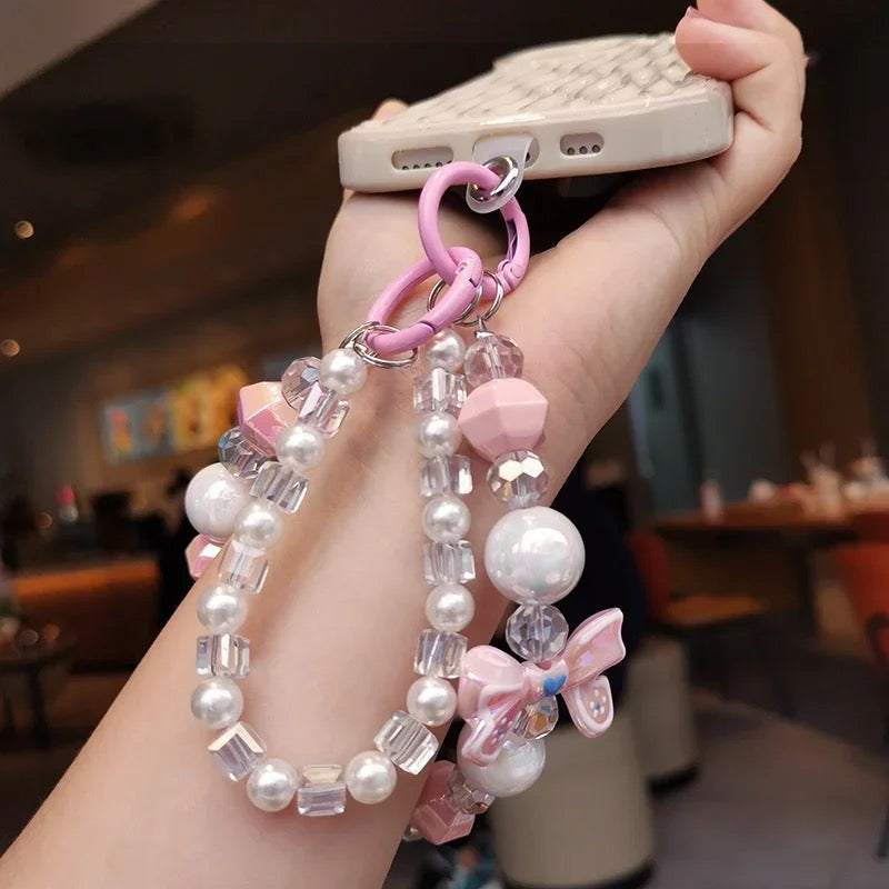 Colorful Fantasy Pearl Phone Lanyard