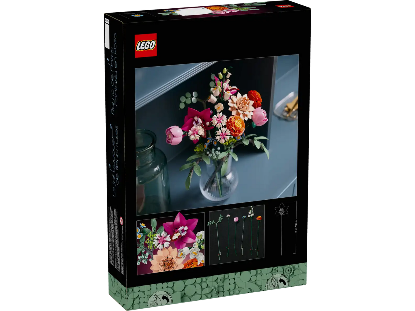LEGO Botanicals Pretty Pink Flower Bouquet 10342