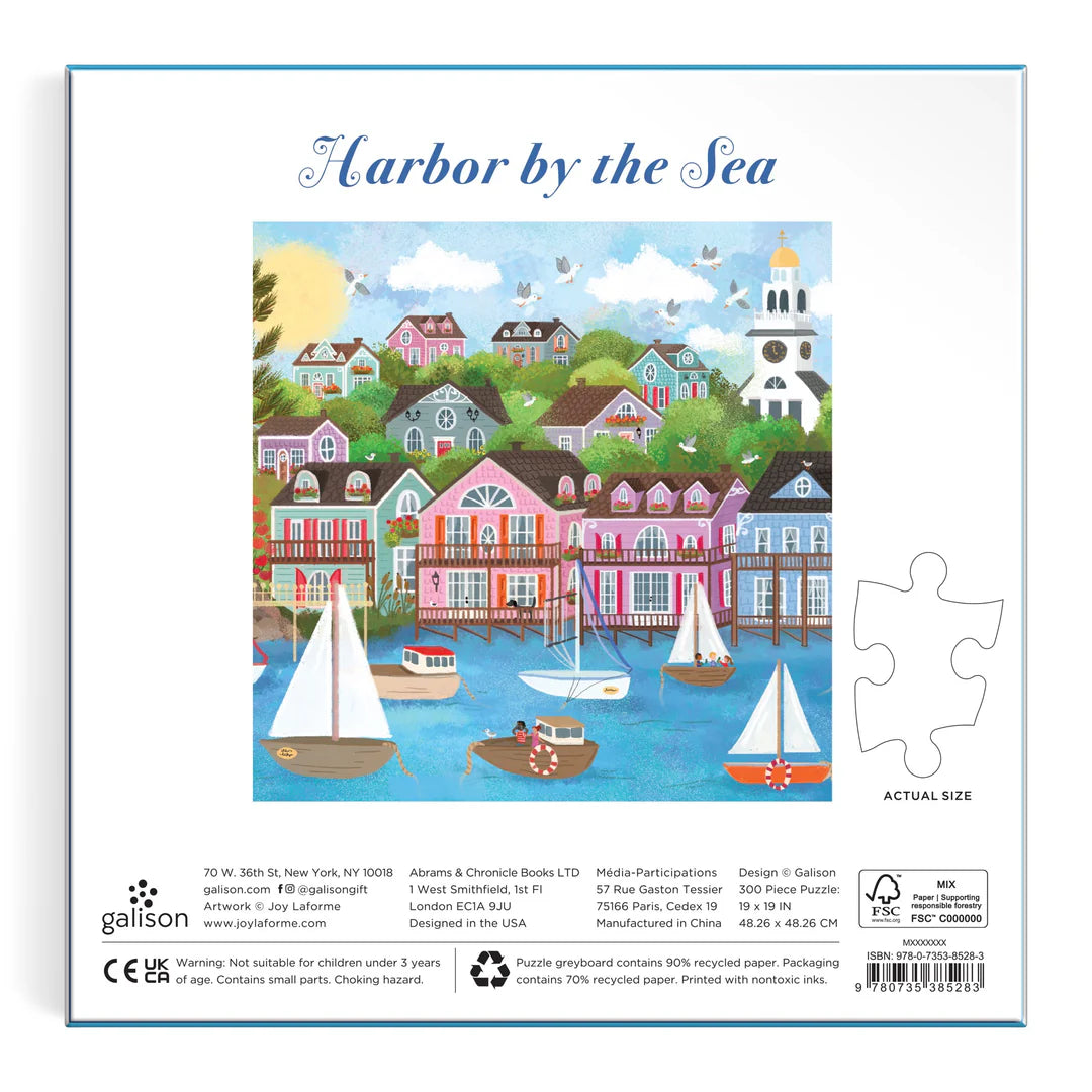 Joy Laforme Harbor by the Sea 300 Piece Puzzle