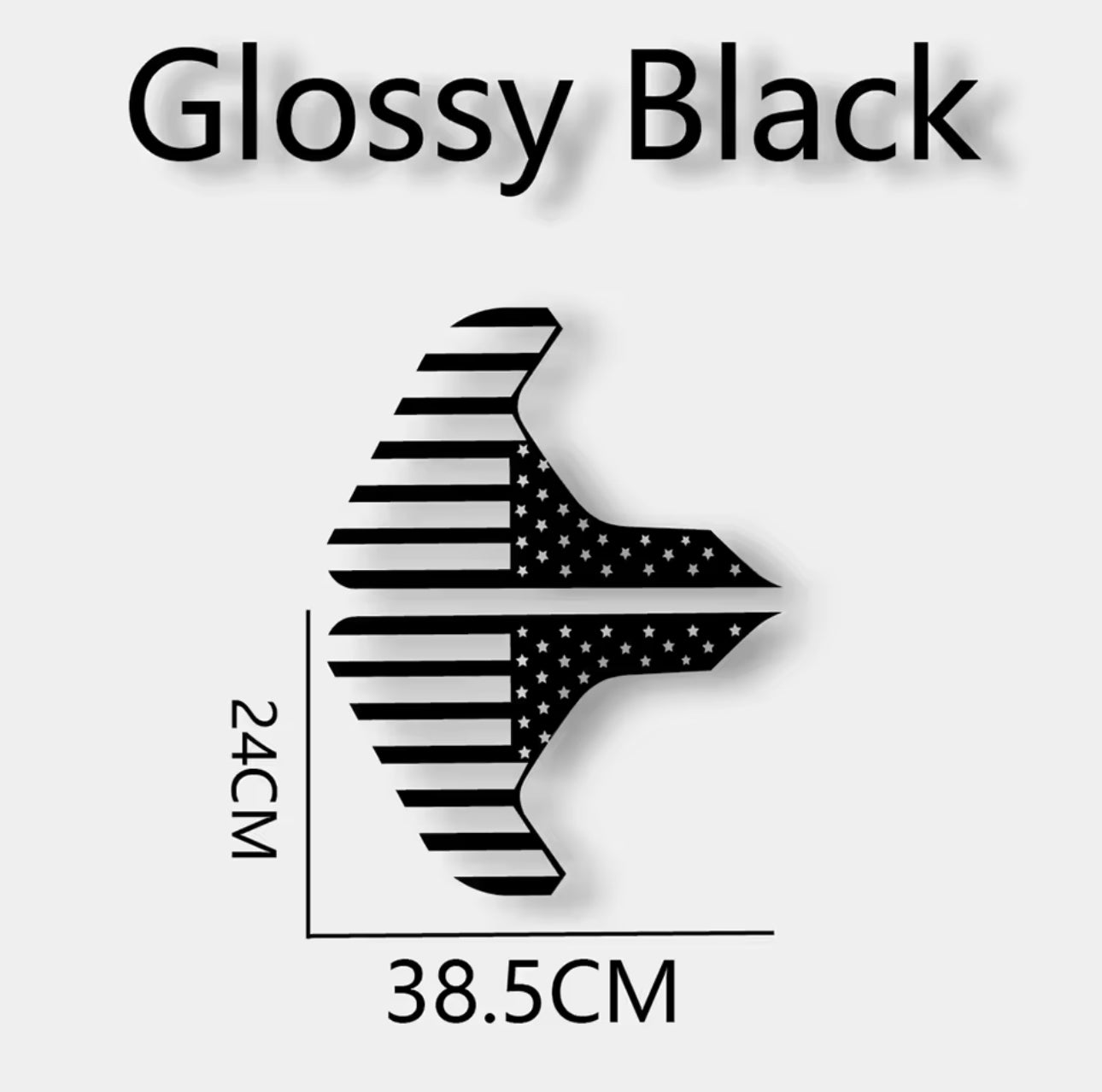 2 Pcs USA Flag Fender Vent Decals – Multi-Color Vinyl Stickers for Jeep