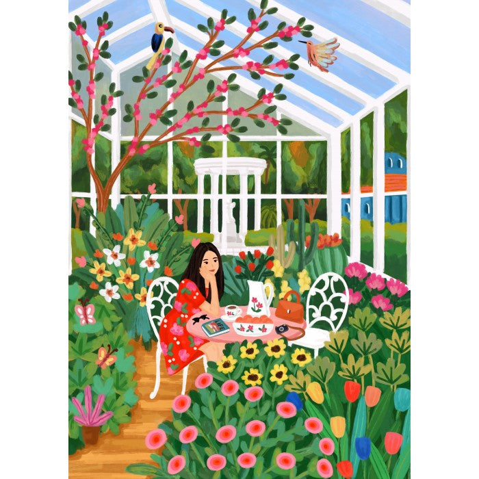 In the Greenhouse 500 Piece Puzzle