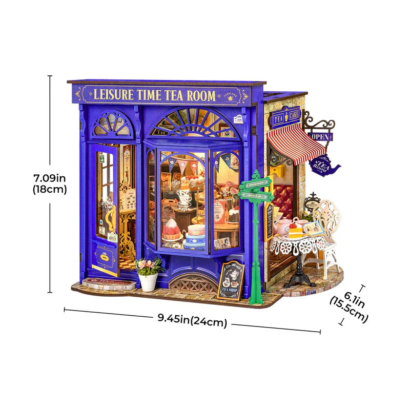 Leisure Time Tea Room DIY Miniature House Rolife