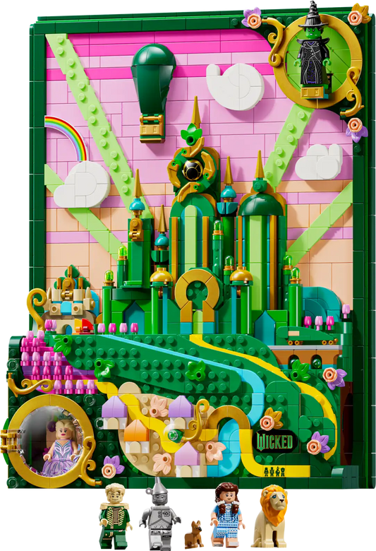 LEGO Wicked Emerald City Wall Art 75685