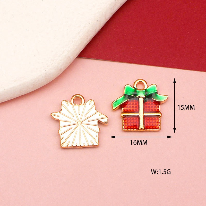 Festival Christmas Charms for Jewelry Making