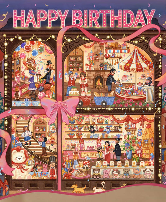 Magical Birthday Hut 500 Piece Jigsaw Puzzle