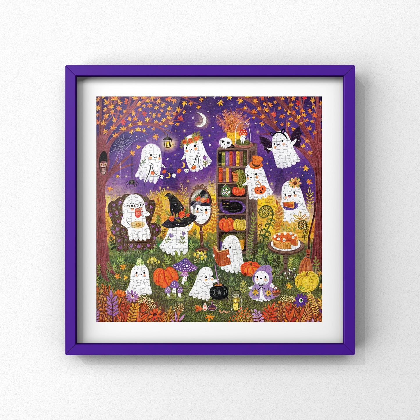 Ghostly Gathering 500 Piece Family Puzzle Mudpuppy