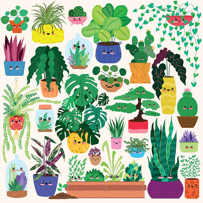 Happy Plants 500 piece Puzzle Mudpuppy