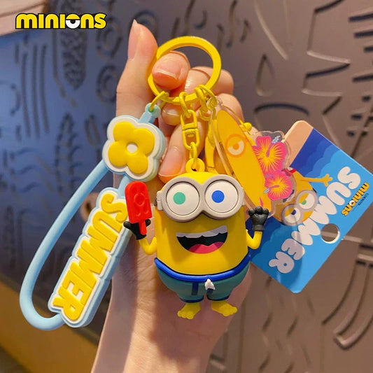 Cute Minion Keychain – Fun Cartoon Accessory, Backpack Charm & Gift V Boutique Studio