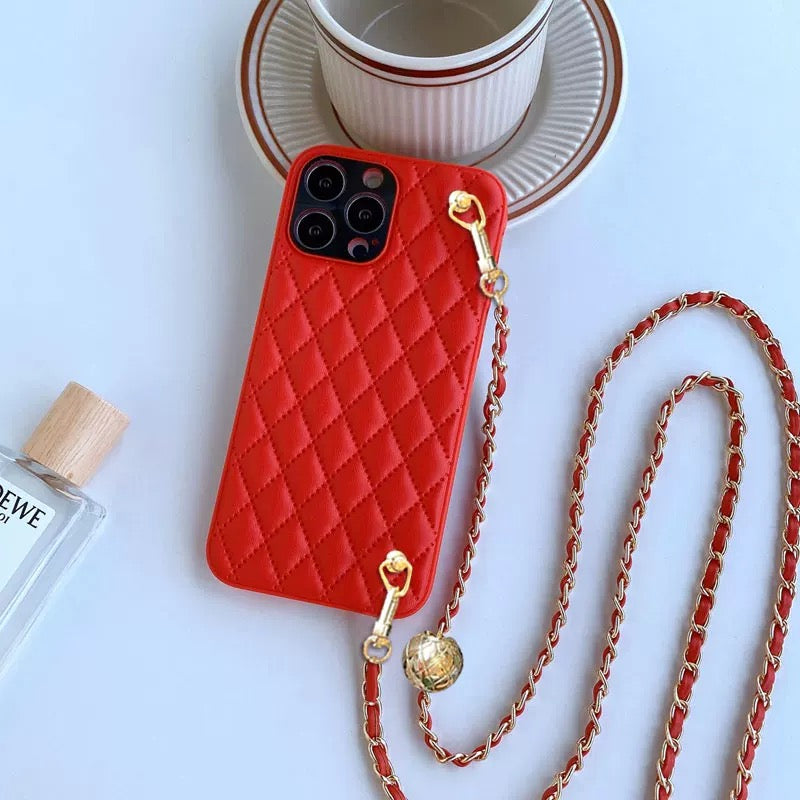 Luxury Crossbody Leather Phone Case V Boutique Studio