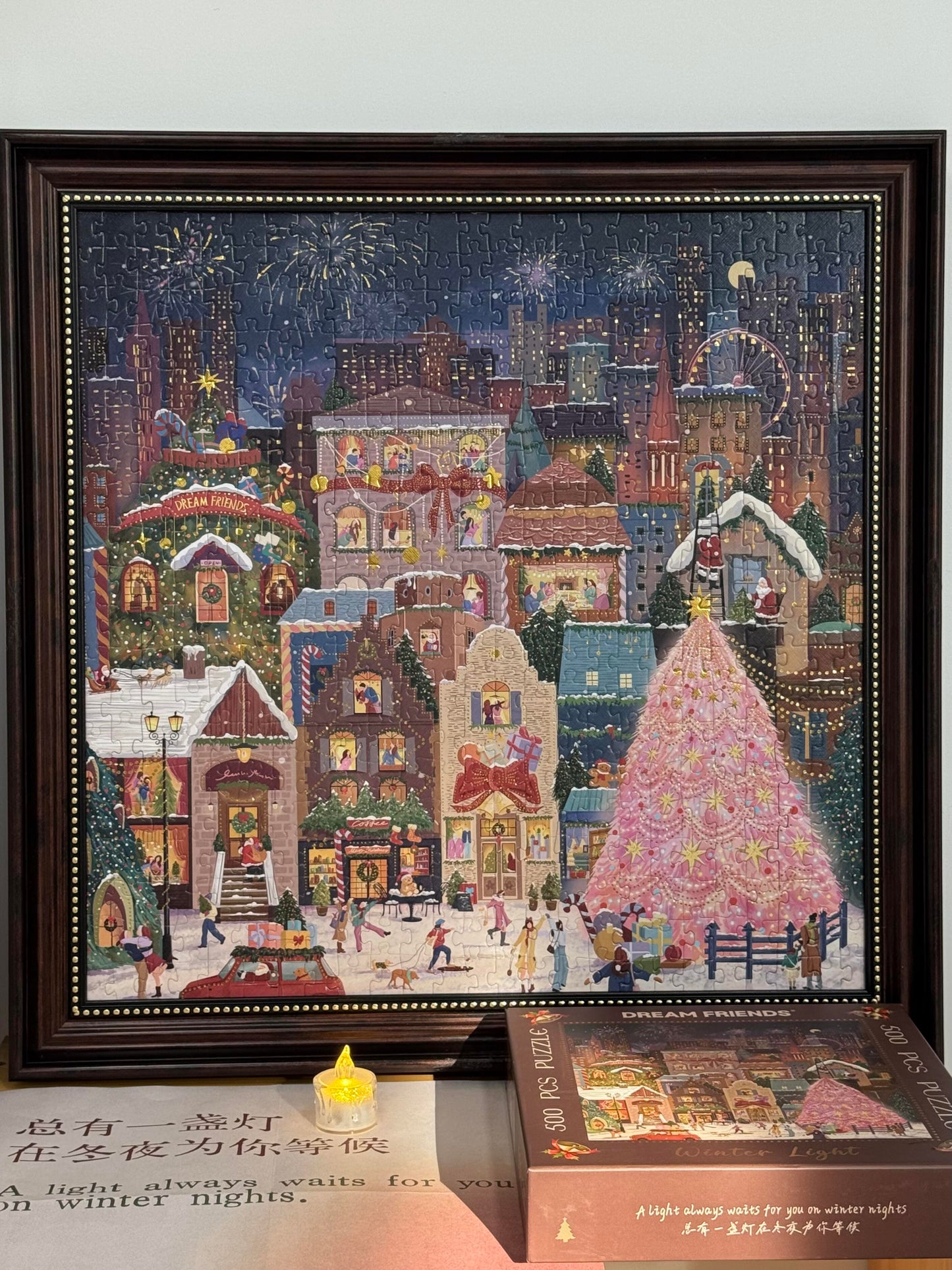 Dream Friends Winter Light 500 Piece Puzzle