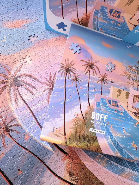 BOFF Dopamine Island Dreamy Coastal 1000 Piece Jigsaw Puzzle BOFF