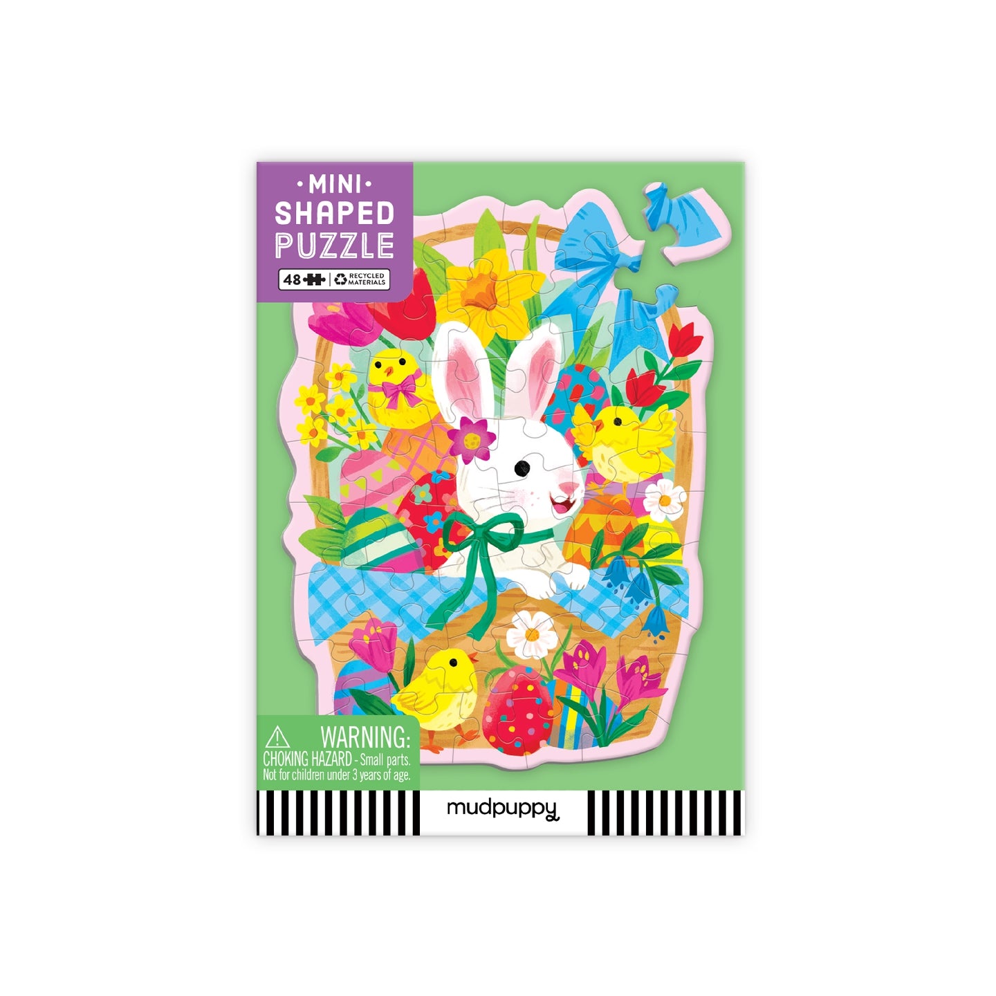 Bunny Basket 48 Piece Mini Shaped Puzzle