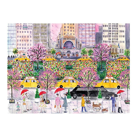Michael Storrings Spring On Park Avenue 1000 Piece Jigsaw Puzzle Galison