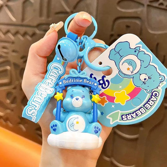 Rainbow Swing Care Bears Keychain
