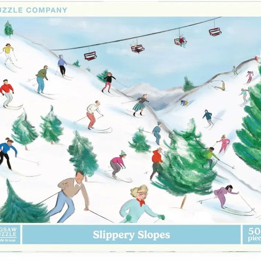 Slippery Slopes 500 Piece Jigsaw Puzzle