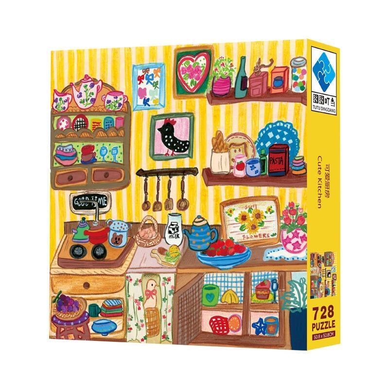 Cute Kitchen 728 Piece Jigsaw Puzzle Tutu Dingdang