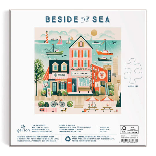 Beside the Sea 500 Piece Puzzle Galison