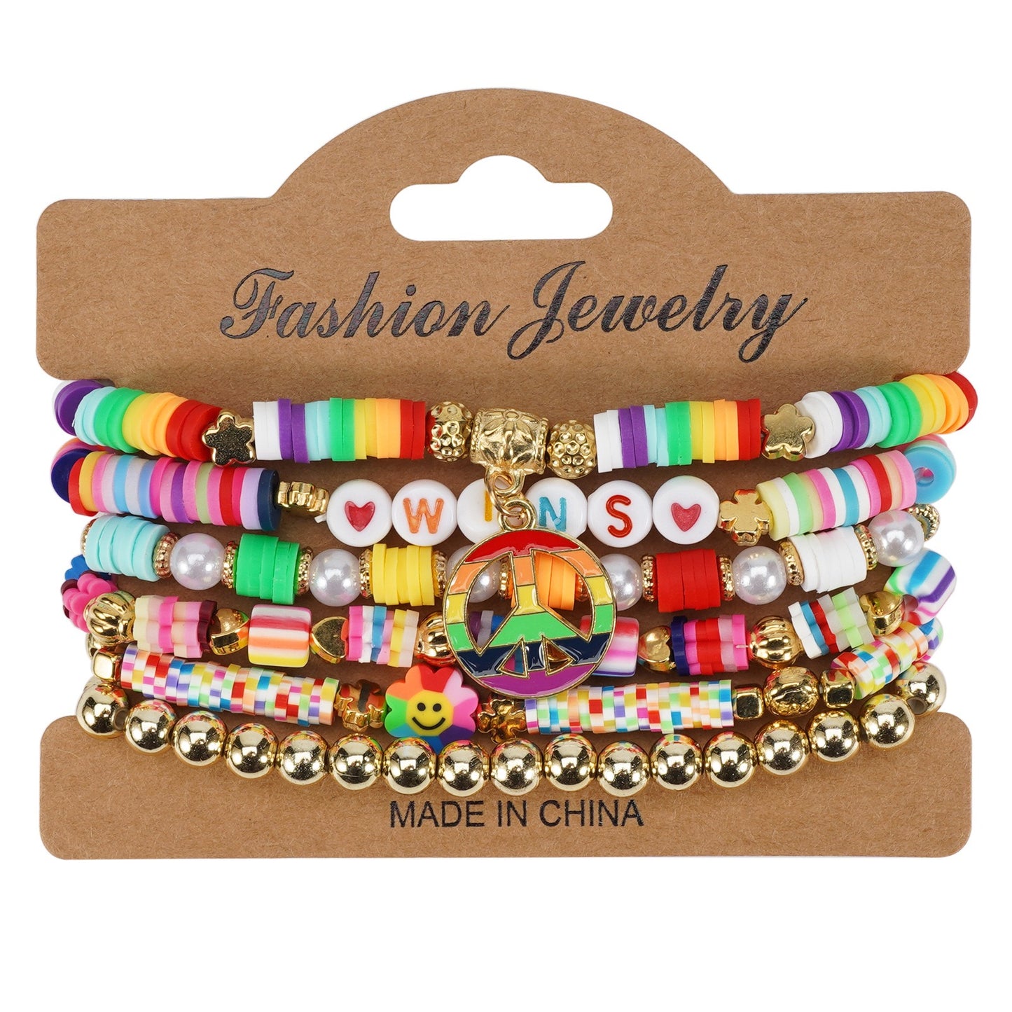 Pride Beaded Bracelet Stack – Rainbow Jewelry for Pride Month
