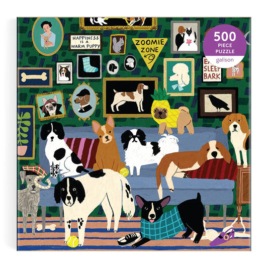 Lounge Dogs 500 Piece Puzzle Galison