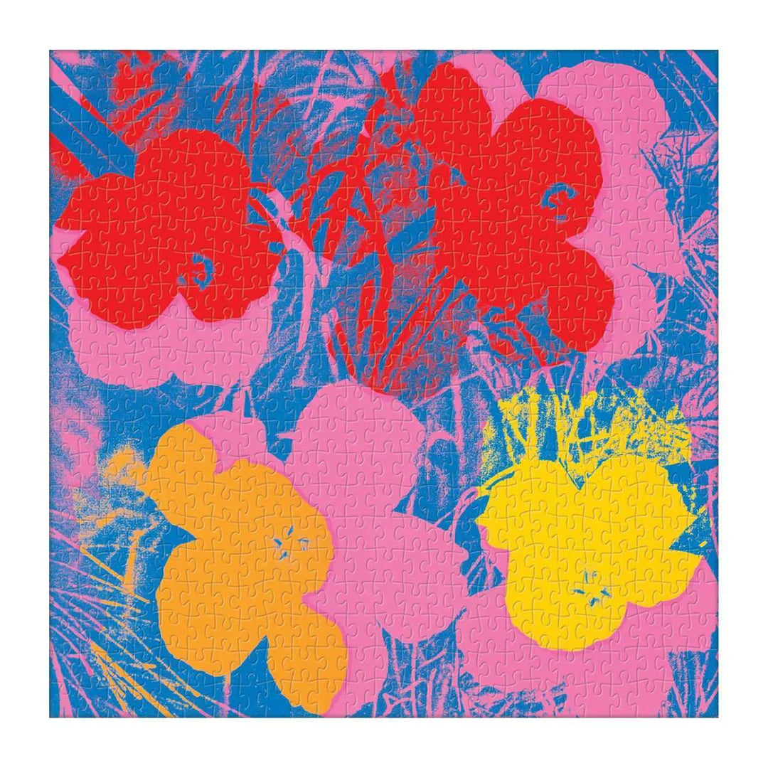Andy Warhol Flowers 500 Piece Jigsaw Puzzle