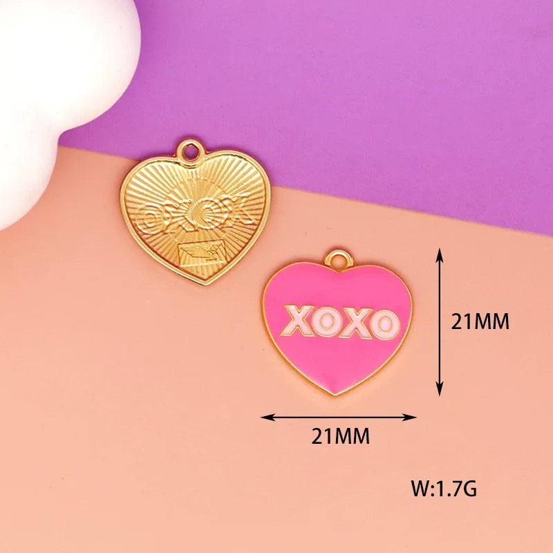 Charming Love-Themed Alloy Charms for Jewelry Making