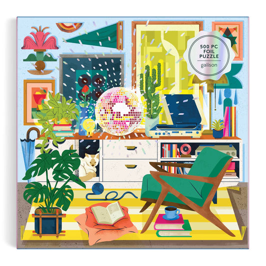 Disco Life 500 Piece Foil Puzzle Galison