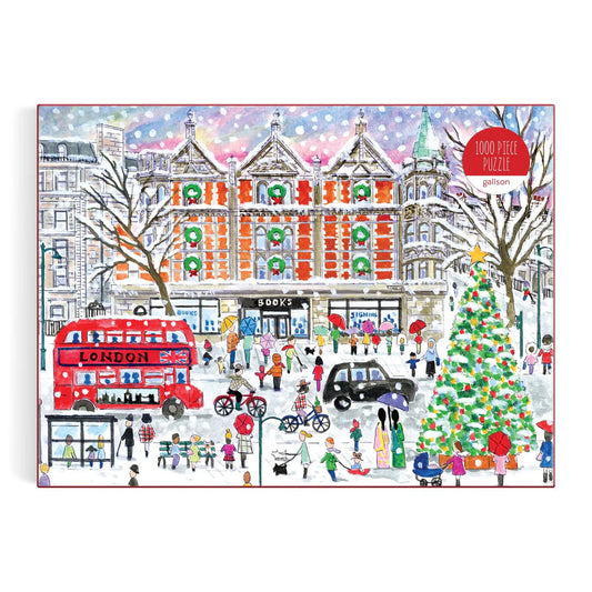 Michael Storrings Christmas in London 1000 Piece Puzzle Galison