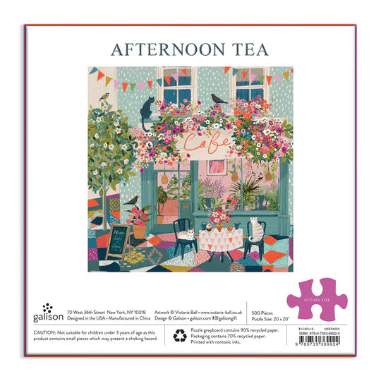 Afternoon Tea 500 Piece Puzzle Galison