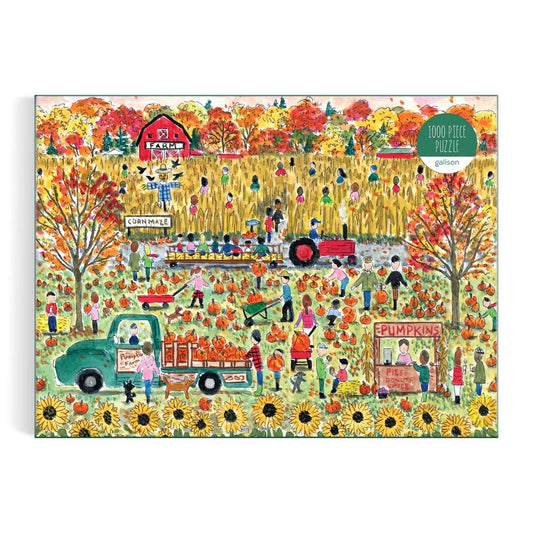 Michael Storrings Pumpkin Patch 1000 Piece Puzzle Galison