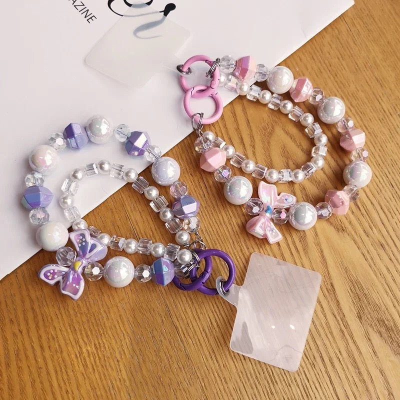 Colorful Fantasy Pearl Phone Lanyard