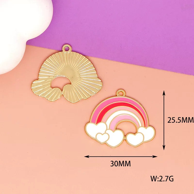 Charming Love-Themed Alloy Charms for Jewelry Making
