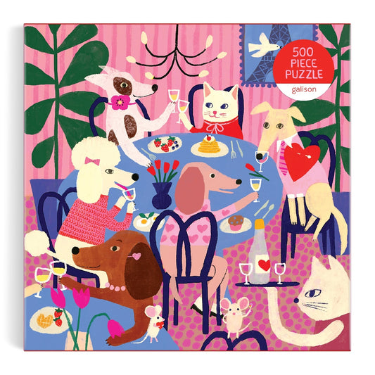 Paws for Love 500 Piece Puzzle Galison